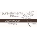 Pure Elements  ( White Pot ) Cedarwood Moulding Clay 50ml  image