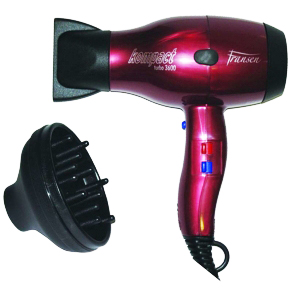 Fransen Kompact 3600 Crimson Hairdryer + Diffuser   £75.00 image