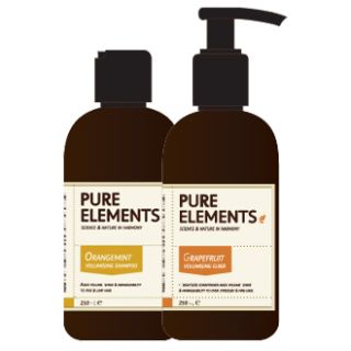 Pure Elements Orangemint Shampoo and Grapefruit Conditioner 250ml  £12.00 image